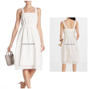 Madewell White Eyelet Dress